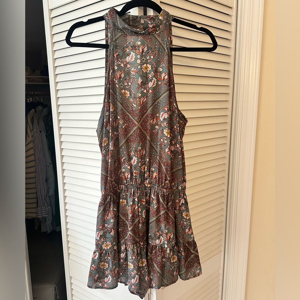 Cute high neck boutique romper